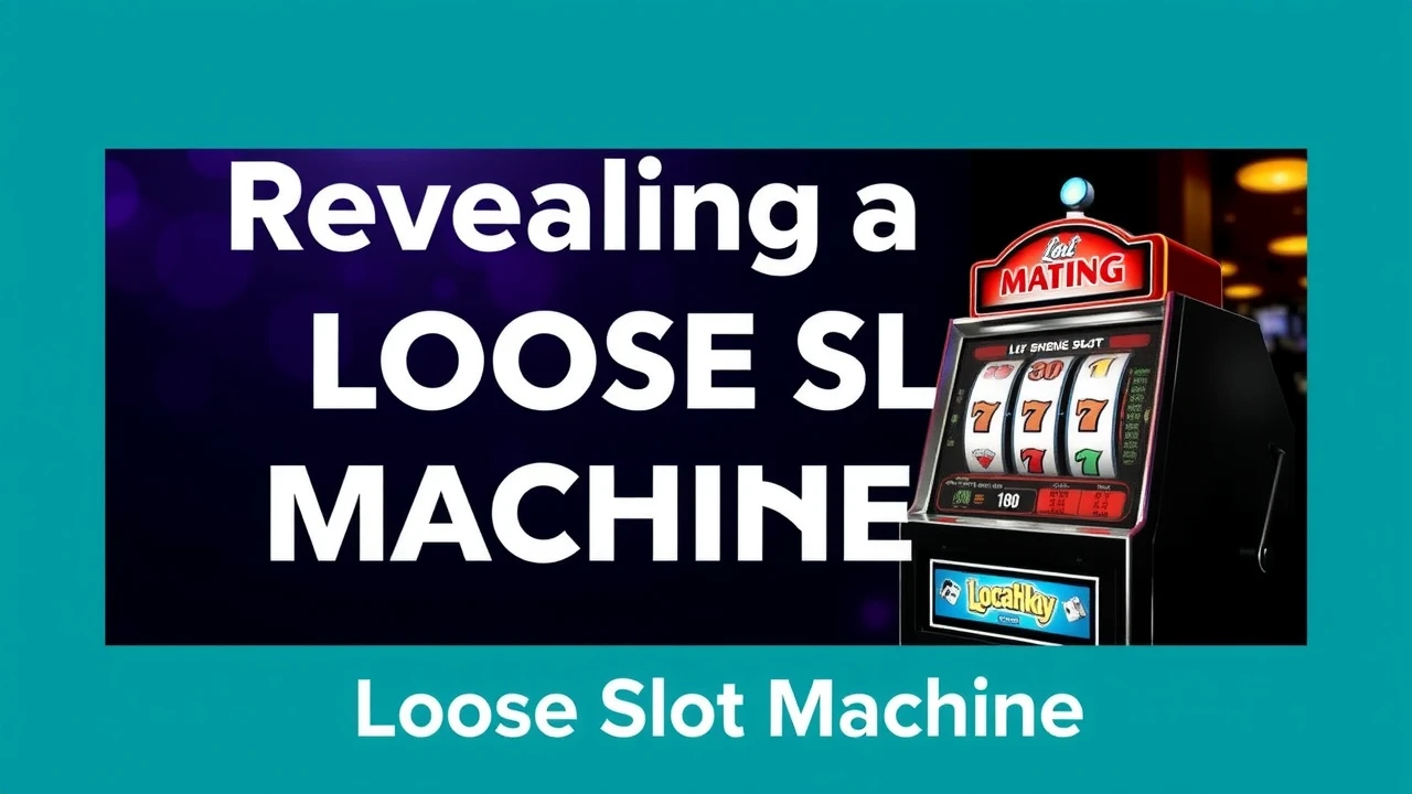 Revealing a Loose Slot Machine: Tips to Increase Your Winning Odds